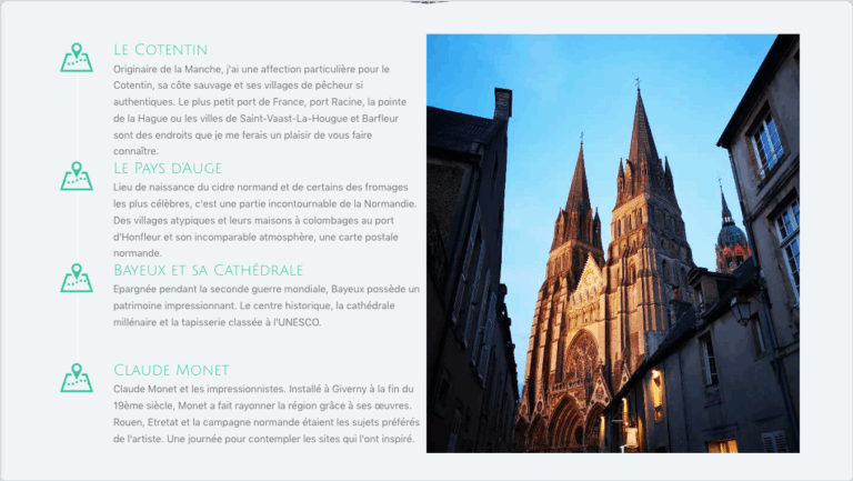 Normandy Detours Etapes