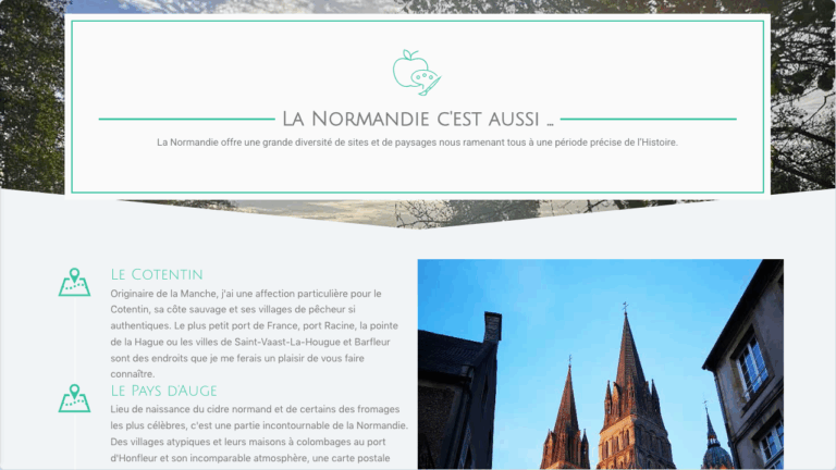 Normandy Detours Section