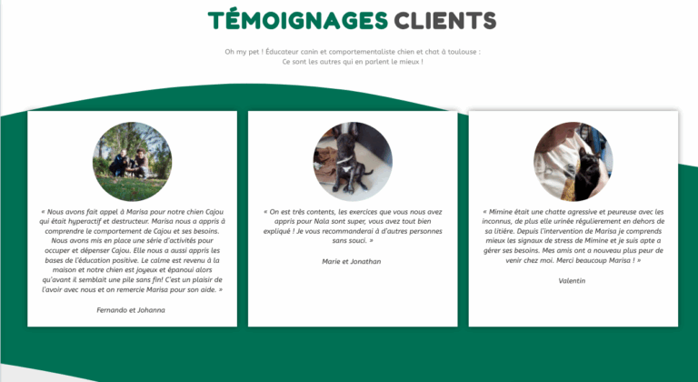 Oh My Pet Temoignage